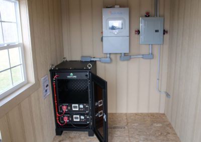 Portable Solar Panel Shed